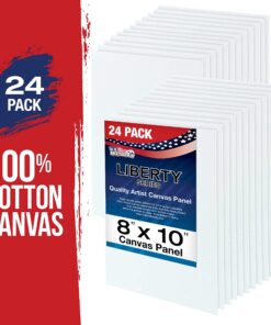 Alternative view of US Art Supply 8 X 10 inch Professional Artist Quality Acid Free Canvas Panel Boards for Painting Value Pack of 12 (1 Full Case of 12 Single Canvas Board Panels) 8" x 10"