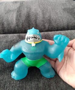 Heroes of Goo Jit Zu - 2 Pack of Glow in The Dark Action Figures, Thrash Vs Rockjaw Glow In The Dark Thrash Vs Rockjaw 32 81zYrADXIEL