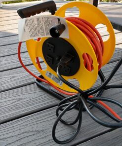 Bayco SL-2000PDQ 4 Plug Cord Reel, Yellow & Black 34 81zZu35rFmL 3