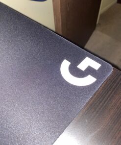 Logitech G640 Cloth Gaming Mouse Pad, Moderate surface friction, Consistent surface texture, Stable, Rollable - Black Mousepad 24 81zZzWqItCL