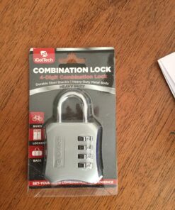 iGotTech Heavy Duty Gym Lock: 4 Digit Combination Padlock 21 81zauP7bObL