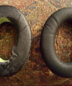 Synsen Replacement Ear Pads Cushion Compatible for Bose QuietComfort QC2,QuietComfort 15 QC15,QuietComfort QC25,QuietComfort 35 QC35,Bose AE2,AE2i,AE2w,SoundTrue, SoundLink (Around-Ear) Headphones BLACK 56 81zbumlQPwL