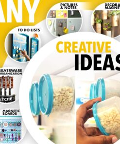 X-Bet Magnet Ceramic Magnets - Round Disc - Flat Circle Magnets Bulk for Crafts, Science & Hobbies - Perfect for Refrigerator, Whiteboard, Fridge and Science Experiments 100 PCs 28 81zdXla0ZwL 1