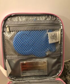 Fit & Fresh Cool Coolers Kids Lunch Box Ice Packs, Slim Ice Packs for Lunch Bags, Lunch Ice Packs Reusable-Multicolored 4 Pack (Penguin) Penguin 46 81zeoTfgFWL 2