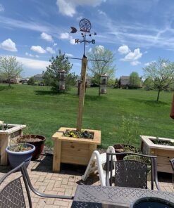 SWEN Products Hand Made Dragonfly Flat Post Mount Weathervane ~New~ 9 81zf594efIL