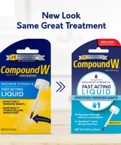 Compound W Maximum Strength Fast Acting Liquid Wart Remover, 0.31 fl oz 27 81zfltY5NCL