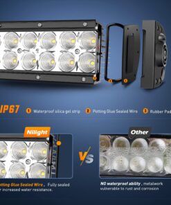 Nilight 32-Inch 180W Spot Flood Combo LED Bar - Off Road Driving Lights, 2 Year Warranty 32Inch 180W Light Bar 29 81zgMWzN62S