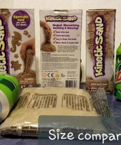 The One and Only Kinetic Sand, 2lb Brown for ages 3 and up. 51 81zhaL8BrYL