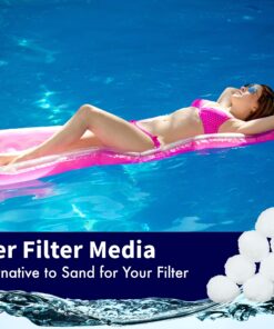 Rx Clear White Luster Filter Media for Swimming Pool Sand Filters | Alternative to Sand and Filter Glass | Specialty Technology Helps Keep Pools Clean | Lasts for Several Seasons | Individual Pack 1-Pack 29 81zhcplwL