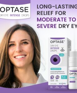 Optase Dry Eye Intense Drops - Preservative Free for Long Lasting Relief Artificial Tears To Relieve Severe Symptoms Multidose Bottle Step 3 Hydrate .33 fl oz, 300 Doses 26 81zhno0BxzL