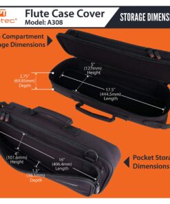 Protec Flute Case Cover, Black 20 81zjRBYaL