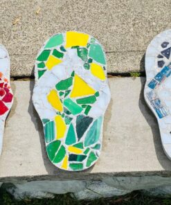 Midwest Products Mosaic Flip Flop Stepping Stone Kit 23 81zlj0V3j4L