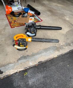 Poulan Pro PPBV25 25-cc 2-Cycle 230-MPH 450-CFM Handheld Gas Leaf Blower 14 81zoukuRGcL