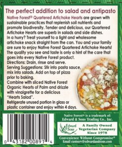 Native Forest Artichoke Hearts Quartered, 14 Ounce Cans (Pack of 6) 14 Ounce (Pack of 6) 13 81zro7LFuqL