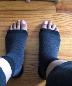 Laneco Plantar Fasciitis Socks (3 Pairs), Compression Foot Sleeves with Heel Arch & Ankle Support, Great Foot Care Compression Sleeve for Men & Women 24 81zsAxNp9mL