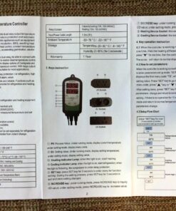 Inkbird ITC-308 Digital Temperature Controller Outlet Thermostat 2-Stage 1100W with Sensor Reptile Beer Brewing Kegs Fridge Cured Meat Breeding Growing 0.5 LB 46 81ztPbv487L