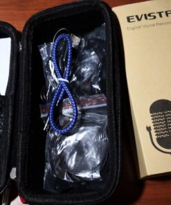 EVISTR Digital Voice Recorder 8GB L53 - 1536KPBS PCM Stereo Audio Recording Device Portable Dictaphone Microphone Gain Controllable Noise Reduction 61 81zuMOdweKL