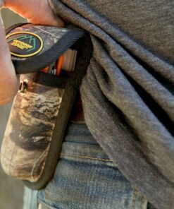 OUTDOOR EDGE RazorPro Double Blade Folding Hunting Knife - Field Butcher Knife with Replaceable RazorSafe & Gutting Blades, Orange Non-Slip Handle, Camo Holster, & 6 Blades. Must-Have Hunting Gear Orange (6 Blades) 16 81zyFhbXRL 1