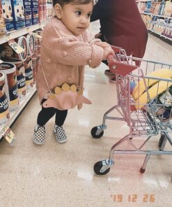 Melissa & Doug Toy Shopping Cart With Sturdy Metal Frame - Toddler Shopping Cart, Pretend Grocery Cart, Supermarket Pretend Play Shopping Cart For Kids Ages 3+ 43 91 6Zu4iW2L