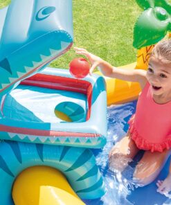 Intex Dinosaur Inflatable Play Center, 98in X 75in X 43in, for Ages 2+ 39 91 7O9IxKbL