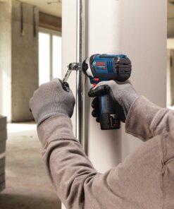 BOSCH CLPK22-120 12V Max Cordless 2-Tool 3/8 in. Drill/Driver and 1/4 in. Impact Driver Combo Kit with 2 Batteries, Charger and Case,Blue 12V Kit 33 91 9vC1tcIL