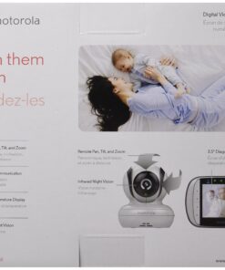 Motorola MBP36S Remote Wireless Video Baby Monitor with 3.5-Inch Color LCD Screen, Remote Camera Pan, Tilt, and Zoom 1-Camera 35 91 rt3uh2QL