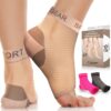 Physix Gear Sport Plantar Fasciitis Socks with Arch Support for Men & Women - Ankle Compression Sleeve, Toeless Compression Socks Foot Pain Relief, Ankle Swelling Better Than Night Splint, Beige L/XL L/XL-US Mens 8.5-13 | Womens 8-11 Beige Nude (1 Pair) 9 91 t9 myzWL