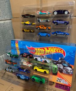 Hot Wheels Set of 20 Toy Cars & Trucks in 1:64 Scale, Collectible Vehicles (Styles May Vary) 20-Pack 40 91 xqpMx3XL