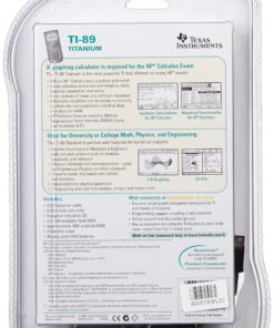 Texas Instruments TI-89 Titanium Graphing Calculator (packaging may differ) 10 9101SAzUW L
