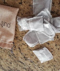 100% Natural Bamboo Charcoal Air Purifying Bag - Set of 12 Carbon Filters, Deodorizer Bags, Odor Absorber for Diaper Pail, Trash, Shoes, Closets, Cars, Fridge, Pets House, Kitchen, Home by purifyou 46 9101ofUmAJL