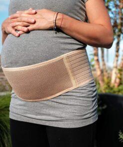 Jill & Joey Maternity Belt - Belly/Back Support Band Brace - Pregnancy Must Haves (Beige, Medium) Beige 38 9102FzM7SbL