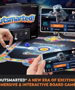 OUTSMARTED! The Live Family Quiz Show Board Game | Ages 8+ | for 2 to 24 Players 2023 Edition 22 9104 50ZaCL