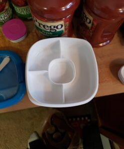 Bentgo® All-in-One Salad Container - Large Salad Bowl, Bento Box Tray, Leak-Proof Sauce Container, Airtight Lid, & Fork for Healthy Adult Lunches; BPA-Free & Dishwasher/Microwave Safe (Blue) Blue 52 9106s7TUFtL