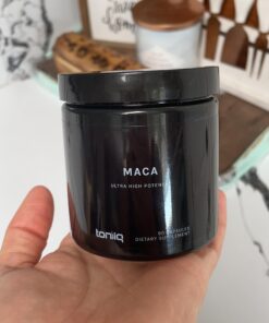 Toniiq 10,000mg 20x Concentrated Extract - Single Origin Wildcrafted Maca Root Capsules - Ultra High Strength - Highly Purified Peruvian Maca Root Powder - Black, Red and Yellow Maca Complex 32 9109wrCgXgL