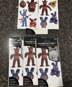 Five Nights At Freddy's Stickers - 4 Sheets of Stickers 9 910CLAYuG2L