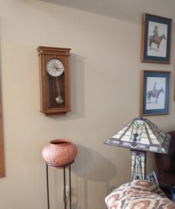 Bulova C4419 Manorcourt Chiming Clock, Golden Oak Finish, Brown 19 910F23AXraL