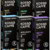 Rosso Coffee Capsules for Nespresso Original Machine - 60 Gourmet Espresso Pods Variety Pack - Compatible with Nespresso Original Line Machines (Variety 60) Variety60 10 Count (Pack of 6)