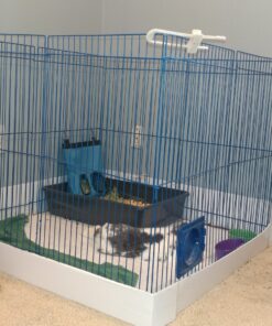 Kaytee Pet-N-Playpen with Mat for Pet Rabbits, Guinea Pigs, Ferrets or Other Small Animals 28 910GS0kwFiL