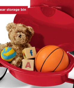 Radio Flyer Deluxe Steer & Stroll Ride-On Trike, Tricycle For Toddlers Age 2-5, Toddler Bike, Red 23 910N0QI33rL 1