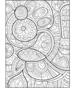 Fun & Funky Coloring Book Treasury: Designs to Energize and Inspire (Design Originals) 208 Pages with 96 Groovy One-Side-Only Designs on Extra-Thick Perforated Paper in a Handy Spiral Lay-Flat Binding 30 910NuSZf13L 2