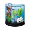 Tetra ColorFusion Starter aquarium Kit 3 Gallons, Half-Moon Shape, With Bubbler And Color-Changing Light Disc 27 910PTntnXRL