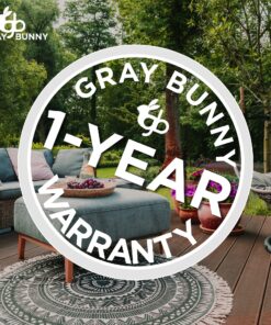 Gray Bunny Ground Bird Feeder Tray, Metal Platform Bird Feeder Dish Size 7 x 7 Inches, Durable Rust Resistant Feeder for Wild Birds, Squirrels, Doves, Cardinals 1 Pack (7x7 inches) 22 910UZ5PPG L 2