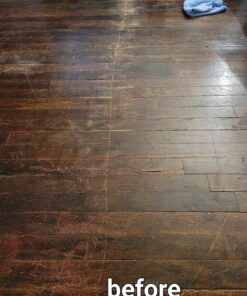 PARKER & BAILEY WOOD FLOOR CREAM – Use on Hardwood, Laminated or Faux Finished Floors. Shine Restorer Protector, Surface Cleaner House Cleaning Supplies Home Improvement, Natural Look, Cuts Grease 16 910b48P9f3L