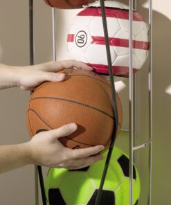 Rubbermaid Garage FastTrack Vertical Ball Rack, Satin Nickel, Wall Mounted Storage System, Holds up to 50 pounds, for Home/Garage 34 910f4LG3oWL