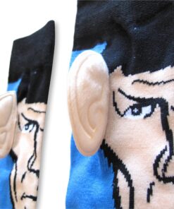Star Trek Spock with Ears Crew Socks, Blue, Sock Size 10-13, Shoe Size 6-12 16 910pCBk1fKL