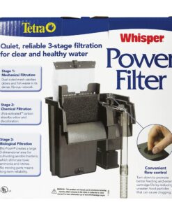 Tetra Whisper Power Filter for Aquariums, 3 Filters in 1, Up to 40-Gallons 23 910q4VD7s4L
