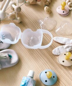 Nipple Shields for Nursing - Soft Set of 3, 24mm / 20mm / 18mm / 16mm, with Free Case | Cushions Sore or Sensitive Nipples, Flex Breastfeeding Shield, Newborn Attachment to Breast, by purifyou (20mm) 20mm, clear 23 910sDWOIZ5L