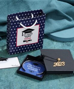 M MOOHAM Graduation Gifts for Her Him 2023, Inspirational Graduation Bracelets Class Of 2023 High School College Graduation Gifts for Her with Graduation Box " With Box -She Believed She Could So She Did 19 910uRw8itIL