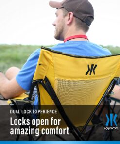 Kijaro XXL Dual Lock Portable Camping Chair - Supports Up to 400lbs - Enjoy The Outdoors in a Versatile Folding Chair, Sports Chair, Outdoor Chair & Lawn Chair Maldives Blue 17 910xHjypDVL 1