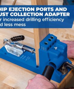 Kreg K4 Pocket Hole Jig - Adjustable, Versatile Jig for Strong Joints - Create Perfect, Rock-Solid Joints - Easily Adjustable Drill Guides - For Materials 1/2" to 1 1/2" Thick Pocket Hole System 51 910yjyKRXL